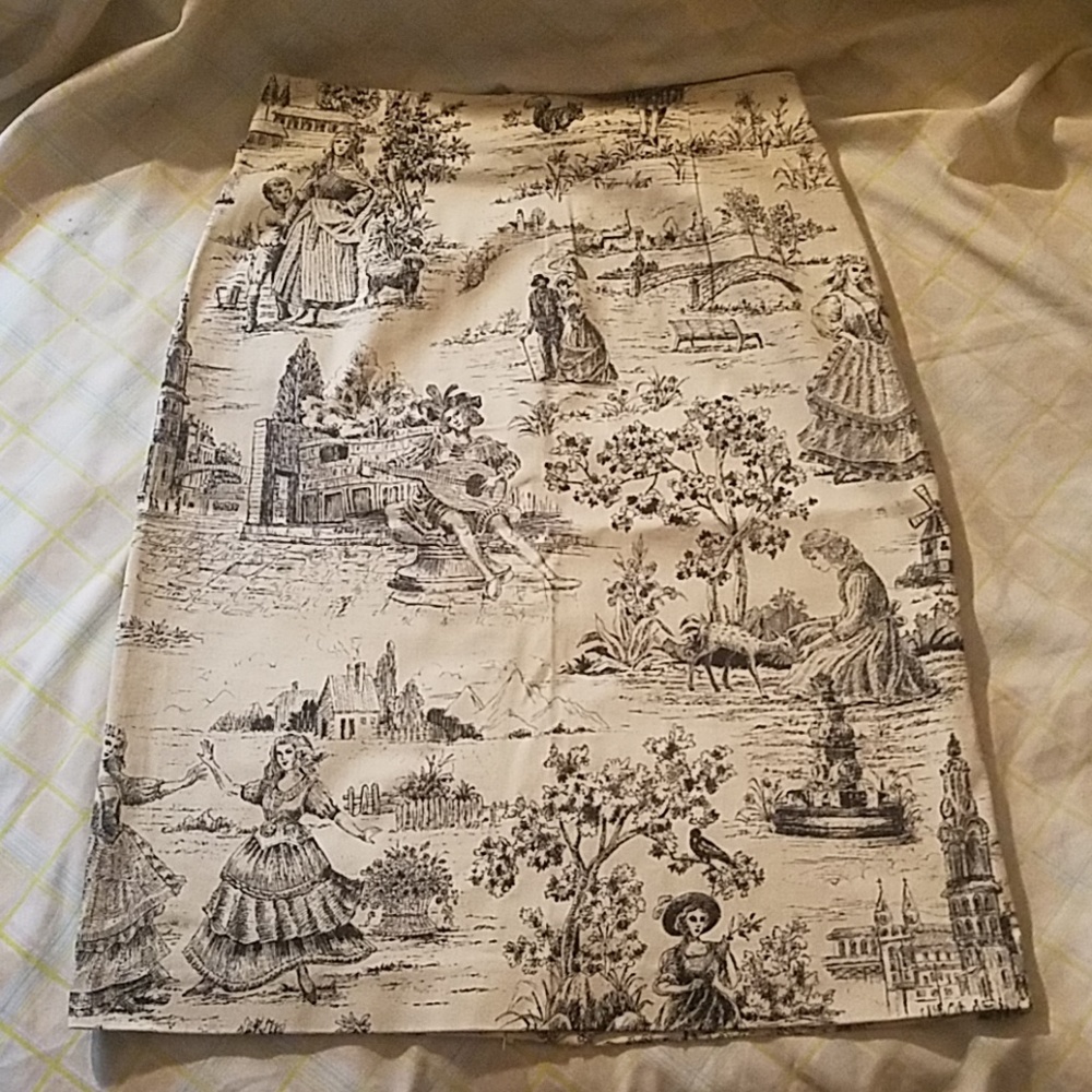 Park view pencil skirt